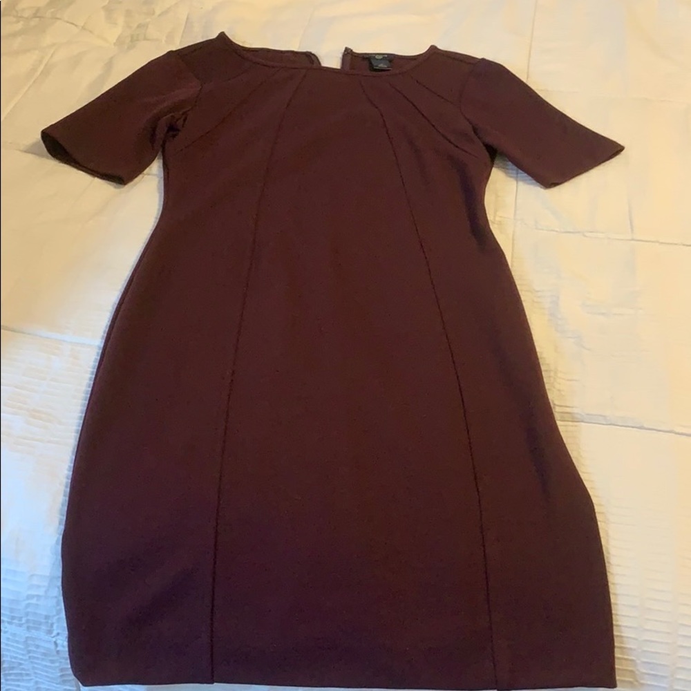 Ann Taylor burgundy 2p dress